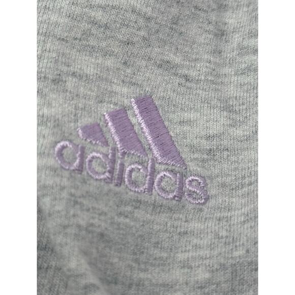 Adidas Baby Joggers 6 Months Gray with Pink Stripes - Picture 5 of 5